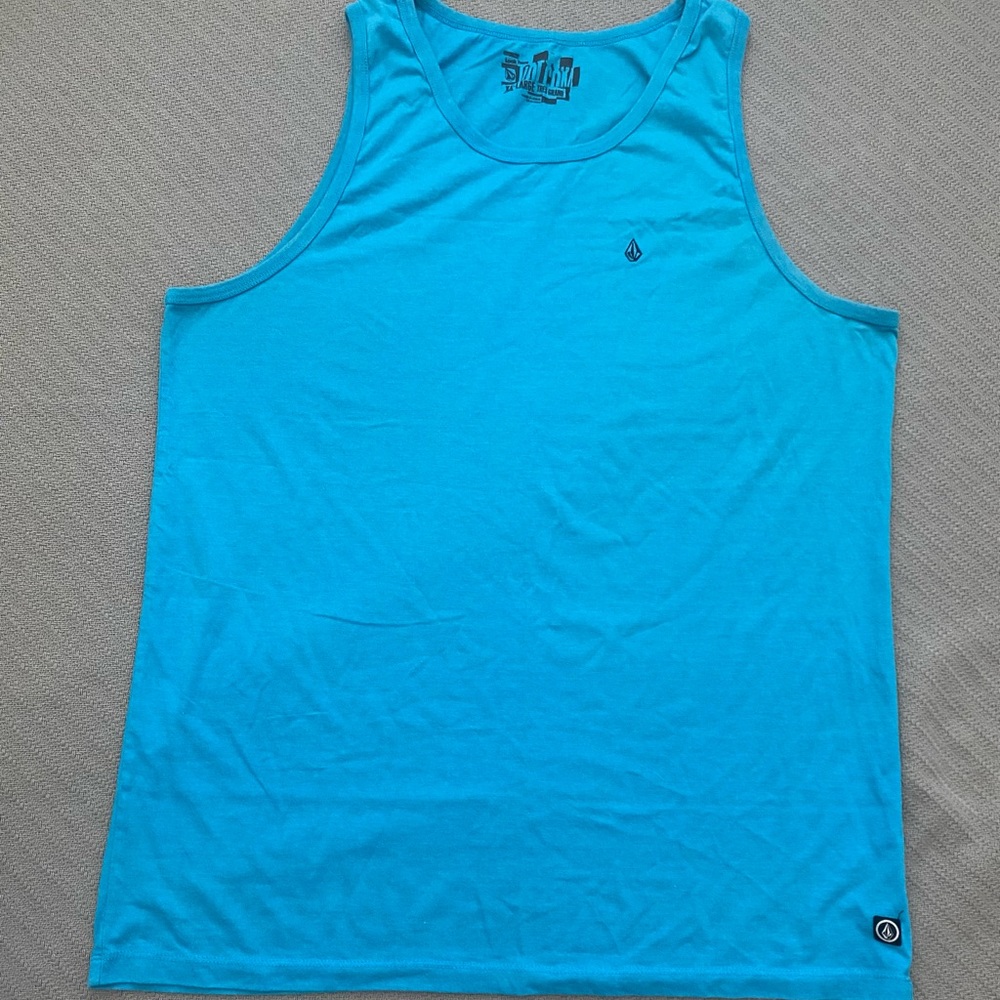 Volcom Blue Men Tank Top